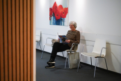 Patient im Wartezimmer